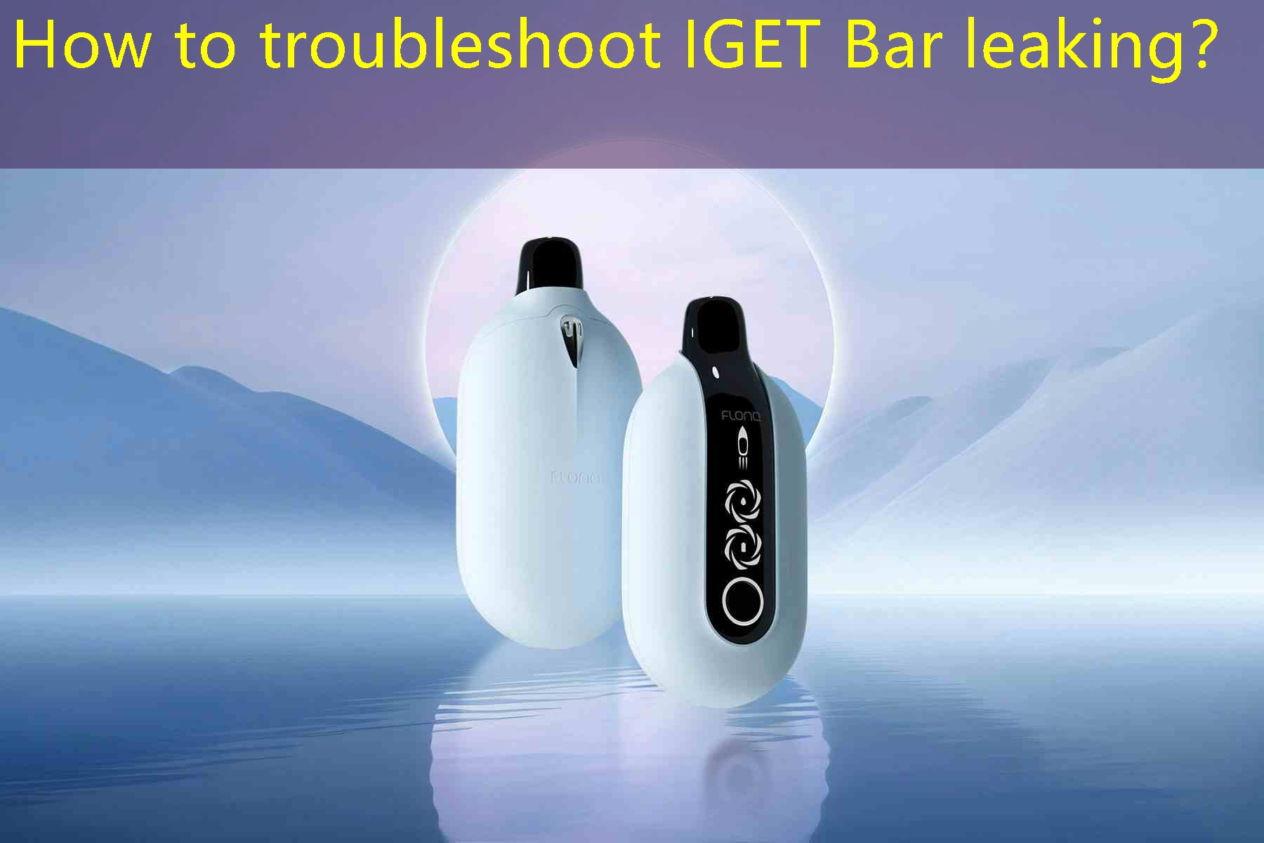 How to troubleshoot IGET Bar leaking？