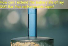 How can I extend the battery life of my IGET Bar Plus rechargeable vape？-vape