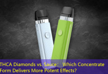 THCA Diamonds vs. Sauce： Which Concentrate Form Delivers More Potent Effects？-vape