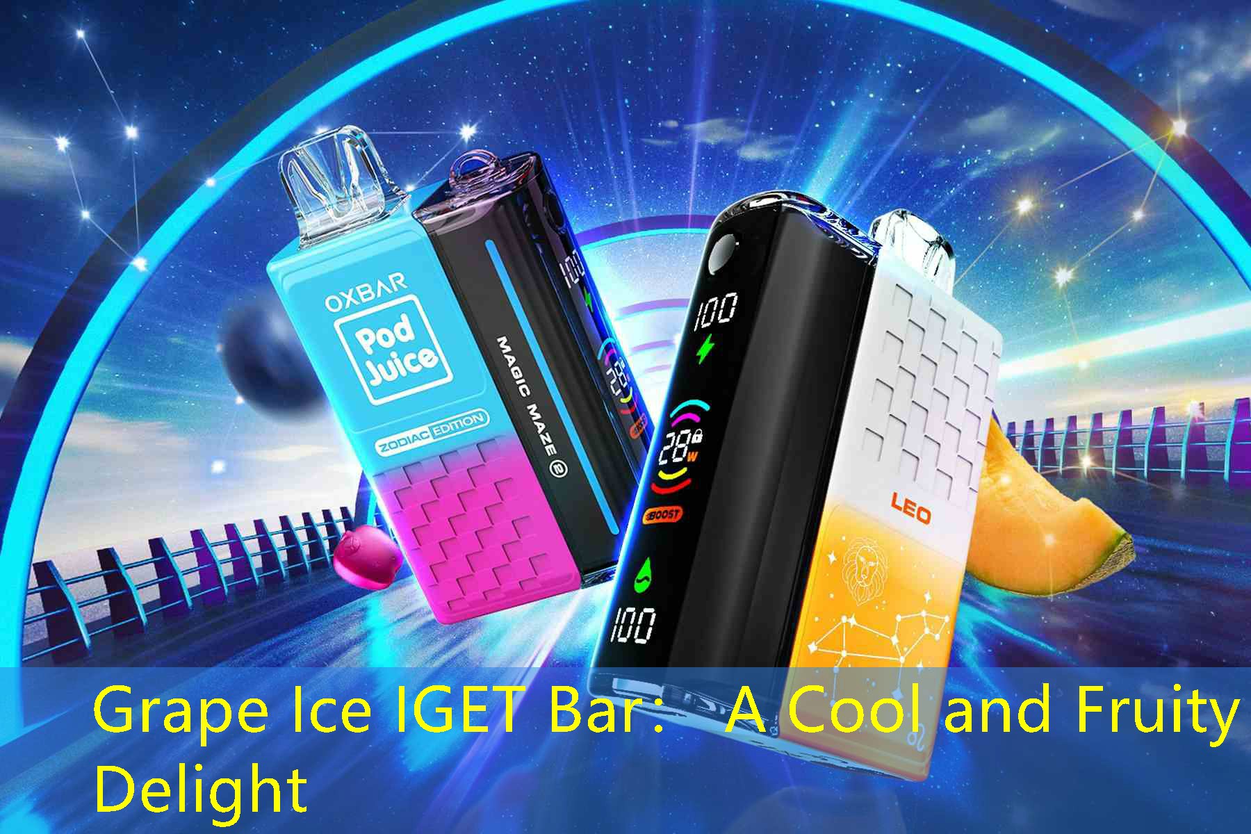 Grape Ice IGET Bar： A Cool and Fruity Delight