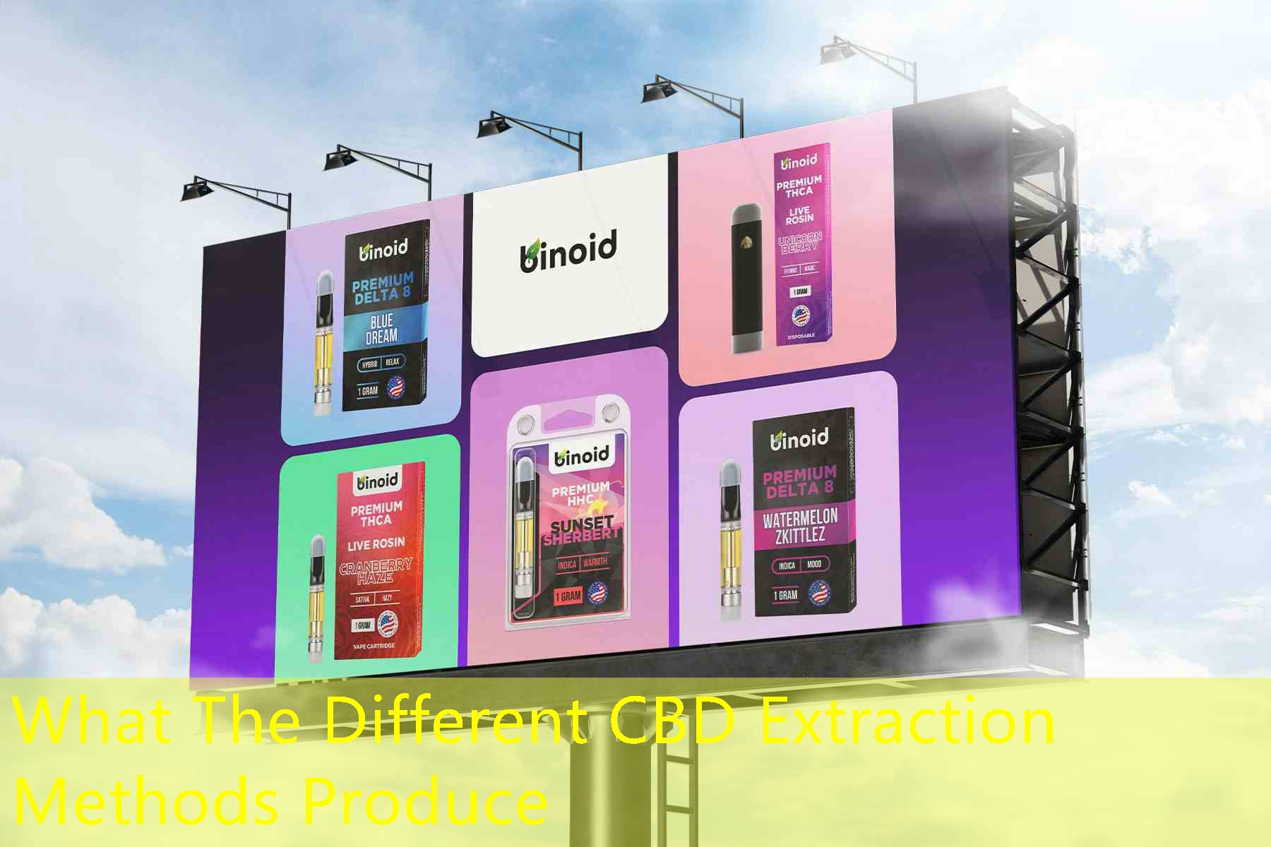 What The Different CBD Extraction Methods Produce