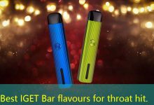 Best IGET Bar flavours for throat hit.-vape