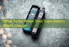 What To Do When Your Vape Battery Won't Charge-vape