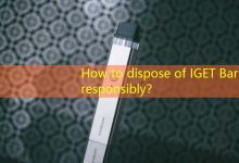 How to dispose of IGET Bar responsibly？-vape