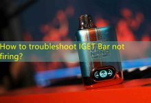 How to troubleshoot IGET Bar not firing？-vape