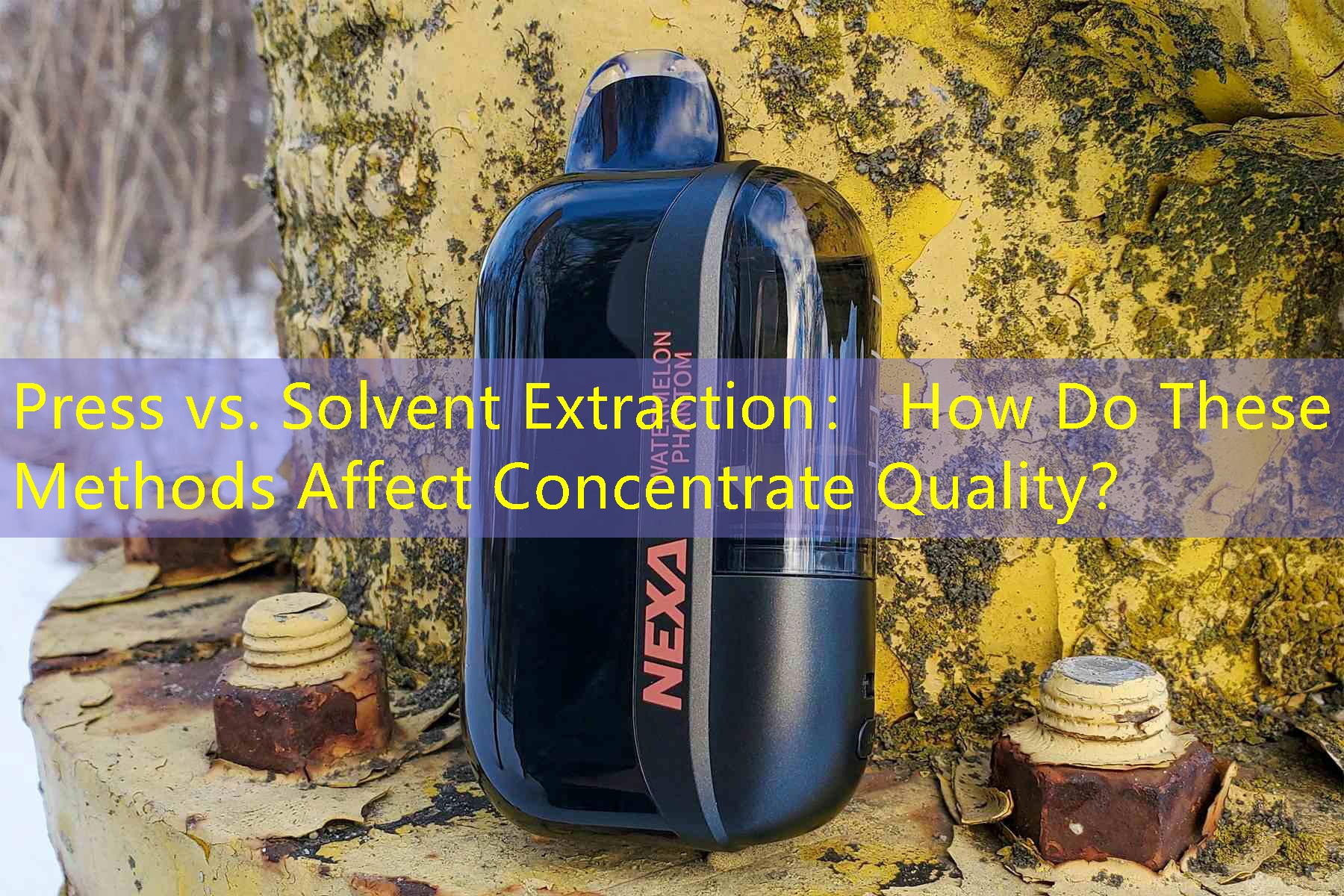 Press vs. Solvent Extraction： How Do These Methods Affect Concentrate Quality？