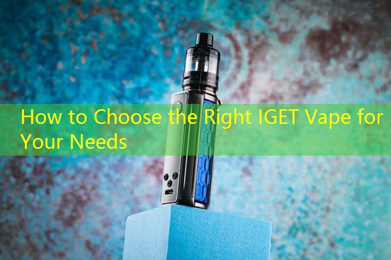 How to Choose the Right IGET Vape for Your Needs