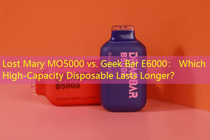 Lost Mary MO5000 vs. Geek Bar E6000： Which High-Capacity Disposable Lasts Longer？