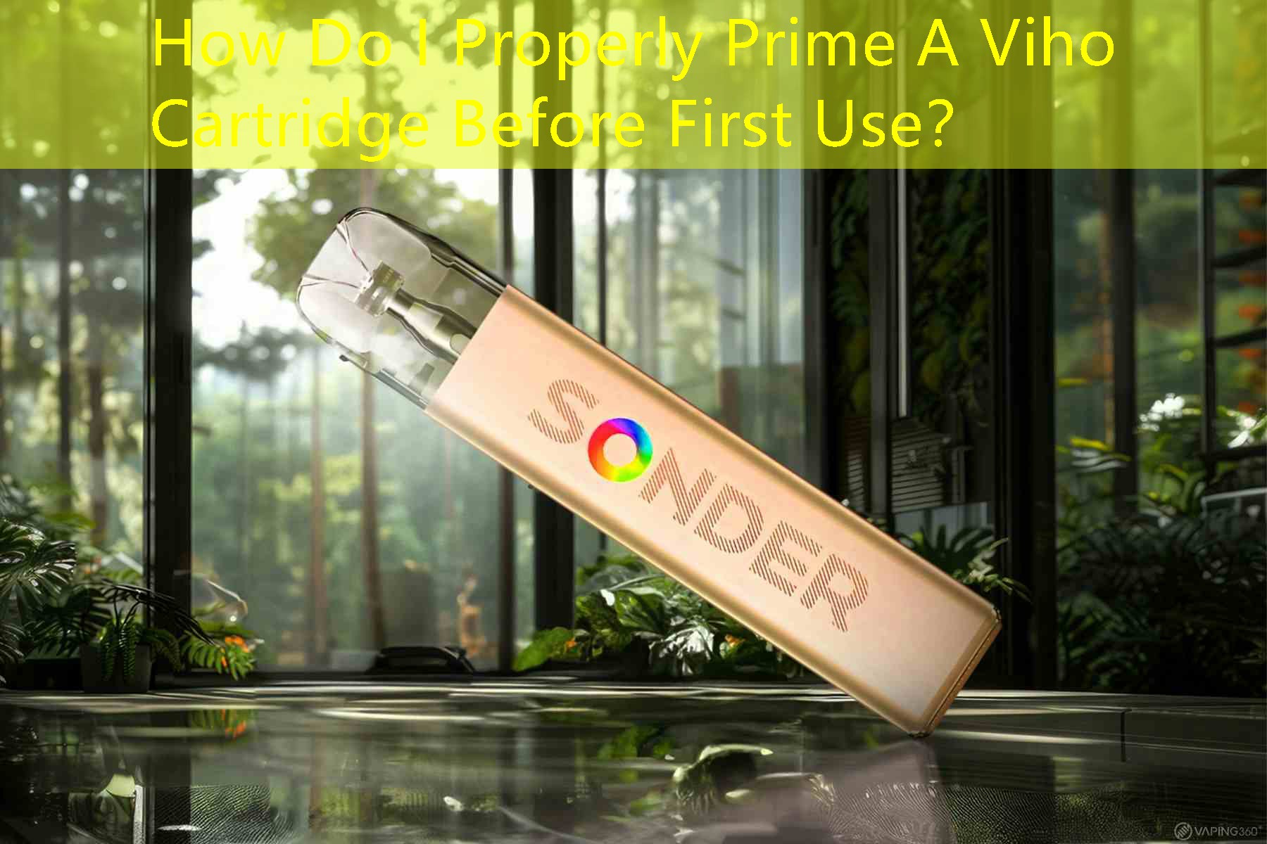 How Do I Properly Prime A Viho Cartridge Before First Use？